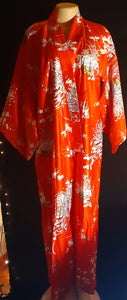 Vintage Juguemm Free Size 100% Polished Cotton Kimono Made in Japan Kargo Fresh