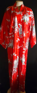 Vintage Juguemm Free Size 100% Polished Cotton Kimono Made in Japan Kargo Fresh