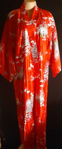 Vintage Juguemm Free Size 100% Polished Cotton Kimono Made in Japan Kargo Fresh