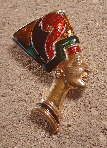 Vintage Kemetic Queen Ancestor Brooch Kargo Fresh