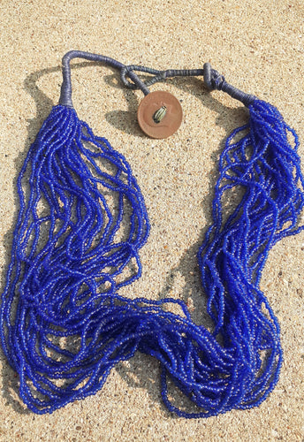 Vintage King Edward Coin Beaded Multi Strand Necklace Kargo Fresh