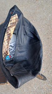 Vintage LA Kings  leather and snakeskin cap Kargo Fresh