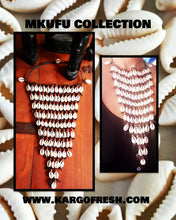 Load image into Gallery viewer, Vintage Layered Oya Cowrie Shell Bib Necklace Kargo Fresh
