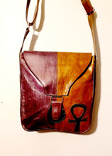 Load image into Gallery viewer, Vintage Leather Ankh Crossbody Kargo Fresh
