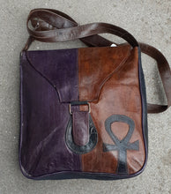 Load image into Gallery viewer, Vintage Leather Ankh Crossbody Kargo Fresh
