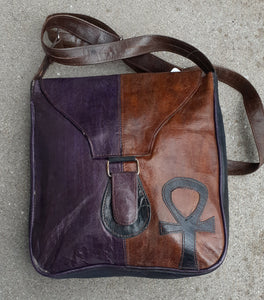 Vintage Leather Ankh Crossbody Kargo Fresh