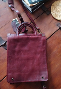 Vintage Leather Messenger Bag Kargo Fresh