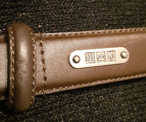 Vintage Leather Ralph Lauren Belt Size Ladies Medium Kargo Fresh