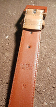 Load image into Gallery viewer, Vintage Leather Ralph Lauren Belt Size Ladies Medium Kargo Fresh
