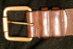 Vintage Leather Ralph Lauren Belt Size Ladies Small Kargo Fresh