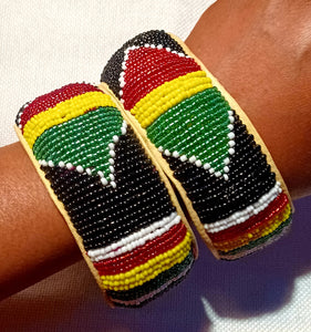 Vintage Maasai Hand beaded Bracelet Set Kargo Fresh