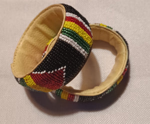 Vintage Maasai Hand beaded Bracelet Set Kargo Fresh