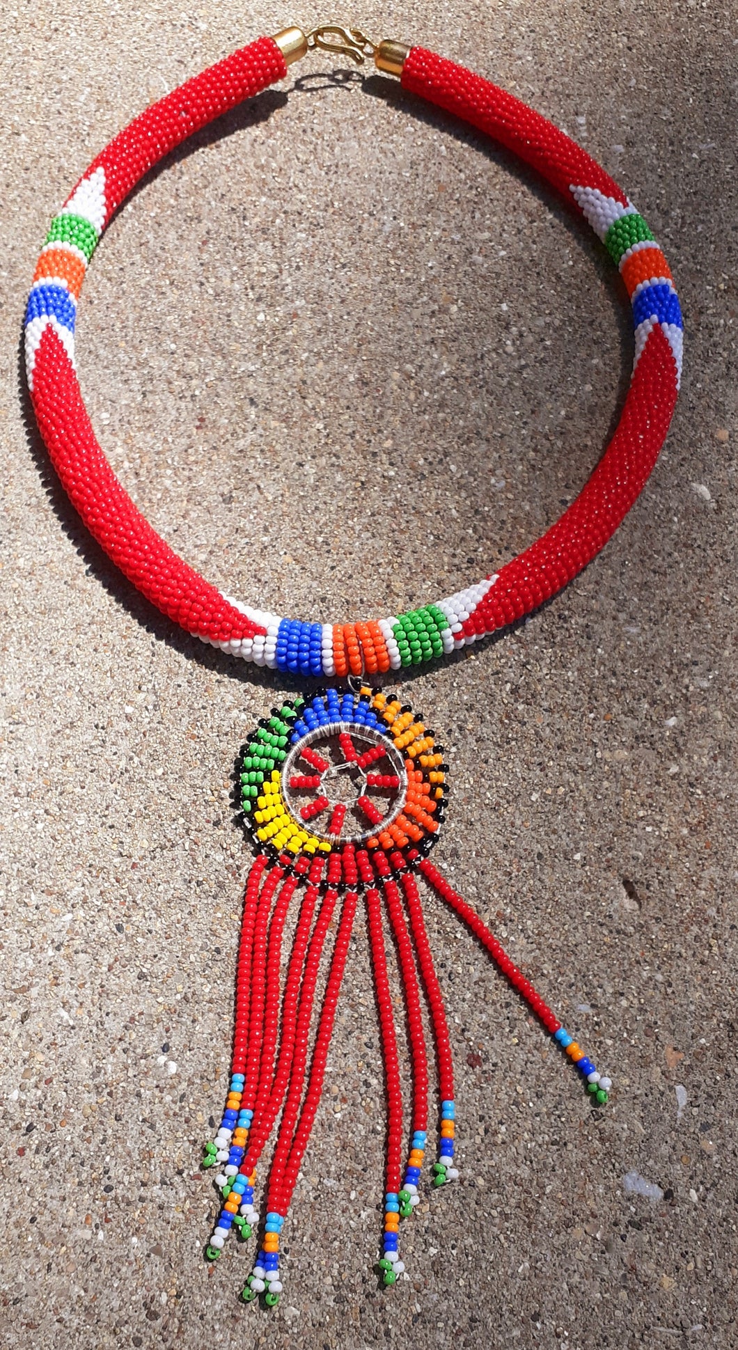 Vintage  Maasai Tribal Collar Kargo Fresh