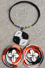 Load image into Gallery viewer, Vintage Maasai Tribal Collar and Earrings Set Kargo Fresh
