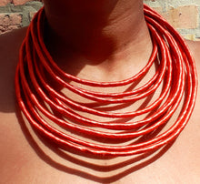 Load image into Gallery viewer, Vintage Maasai hand strung multi layers collar Necklace Kargo Fresh
