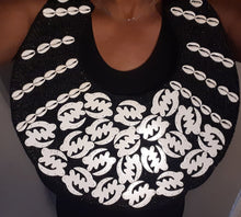 Load image into Gallery viewer, Vintage Malian Handbeaded Breastplate Collar Necklace Kargo Fresh
