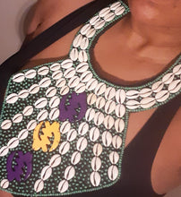 Load image into Gallery viewer, Vintage Malian Handbeaded Breastplate Collar Necklace Kargo Fresh
