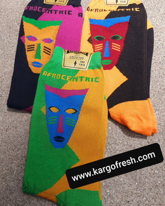 Vintage Mens Afrocentric Socks Kargo Fresh