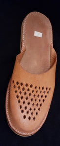 Vintage Mens Handmade African Leather Mule/Slippers Size 43/US 10 Kargo Fresh