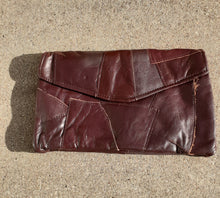 Load image into Gallery viewer, Vintage Mini Patchwork Leather Clutch Purse Kargo Fresh
