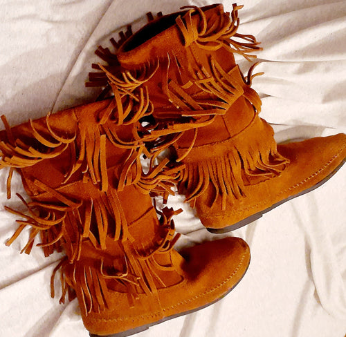 Vintage Minnentonka Moccasin Boots Size 9 Kargo Fresh