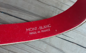Vintage Montblanc France Cowhide Belt 26-28 inch Kargo Fresh