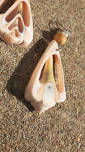 Load image into Gallery viewer, Vintage Odd Natural Shell Dangle  Earrings Kargo Fresh
