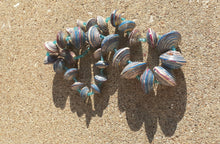 Load image into Gallery viewer, Vintage Paper Bead Layering Necklace Set of 3 Kargo Fresh
