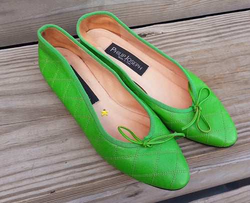 Vintage Philip Joseph Leather Flats 8 Kargo Fresh