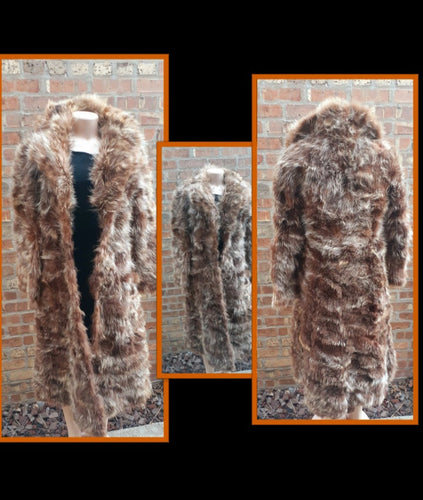 Vintage Racoon Fur Coat Small 1970s Kargo Fresh