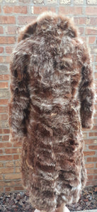 Vintage Racoon Fur Coat Small 1970s Kargo Fresh