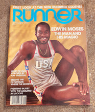 Load image into Gallery viewer, Vintage September 1984 The Runner Magazine Edwin Moses Edition Kargo Fresh
