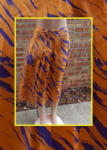 Vintage Silk Maxi Skirt XS Kargo Fresh