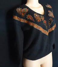 Load image into Gallery viewer, Vintage Spice of Life Silk and Rabbit Hair Sweater Medium Kargo Fresh
