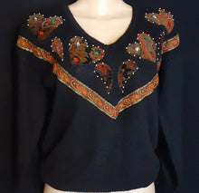 Load image into Gallery viewer, Vintage Spice of Life Silk and Rabbit Hair Sweater Medium Kargo Fresh
