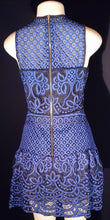 Load image into Gallery viewer, Vintage Style Eyelit Lace Mini Dress Size Medium Kargo Fresh
