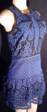 Load image into Gallery viewer, Vintage Style Eyelit Lace Mini Dress Size Medium Kargo Fresh

