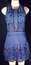 Load image into Gallery viewer, Vintage Style Eyelit Lace Mini Dress Size Medium Kargo Fresh
