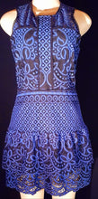 Load image into Gallery viewer, Vintage Style Eyelit Lace Mini Dress Size Medium Kargo Fresh
