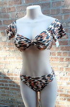 Load image into Gallery viewer, Vintage Style Leopard Bikini Size Small Kargo Fresh
