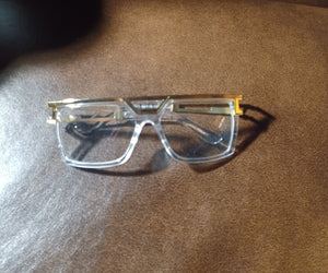 Vintage Style Mock Cazal Clear Lense Glasses Kargo Fresh