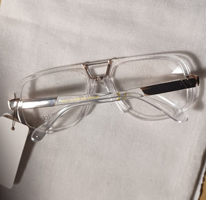 Vintage Style Mock Cazal Clear Lense Glasses Kargo Fresh