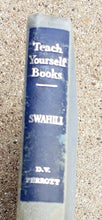 Load image into Gallery viewer, Vintage Teach Your Self Swahili Book 1962 Kargo Fresh
