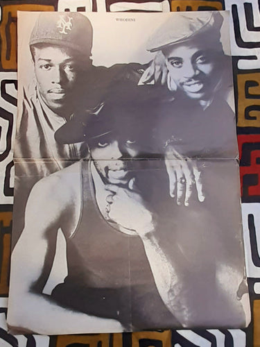 Vintage Whodini  B/W Salt n Pepa Poster 1988 Kargo Fresh