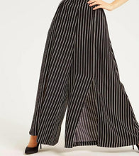 Load image into Gallery viewer, Vintage Wide Leg Split Pinstripe Pollazo Pants Size Small Kargo Fresh
