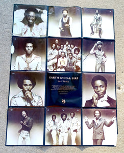 Vintage and Authentic Earth wind and Fire All n All Album Insert Poster Kargo Fresh