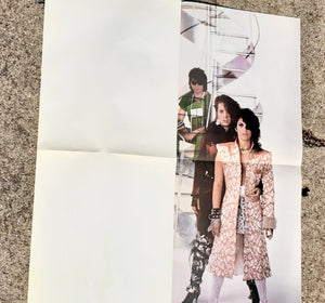 Vintage and Authentic Prince Purple Rain Album Insert Poster Kargo Fresh