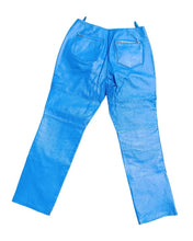 Load image into Gallery viewer, Vintage blue bagatelle leather pants 14 Kargo Fresh
