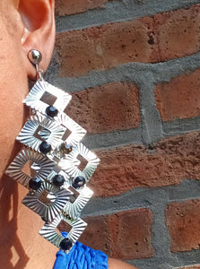 Vintage boho chandelier charm clip on earrings Kargo Fresh