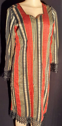 Vintage handmade Indian Choli Dress Size Small Kargo Fresh